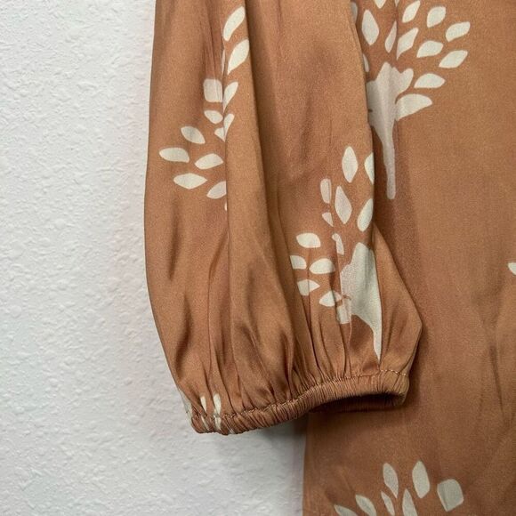 Dolan Left Coast Anthropologie Alvia Peasant Top V Neck Women’s Size S - Picture 4 of 13